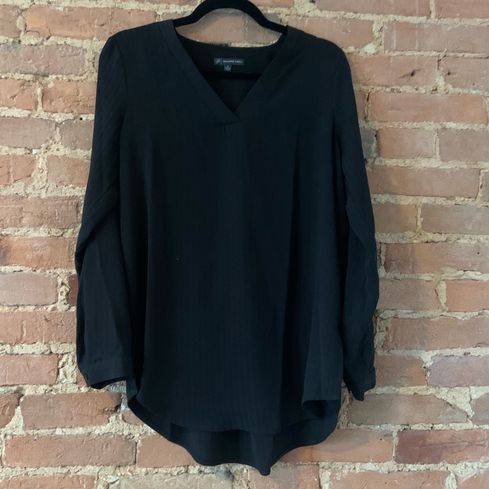 Black Adrianna Papell Top Size Small